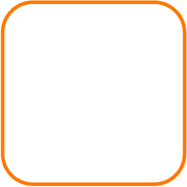 Cohesity logo with bold white text on a black background, outlined by an orange square border.